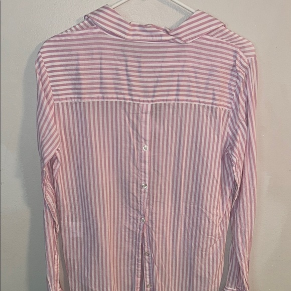 Soho Pink Casual Button Down Shirt - Picture 4 of 5